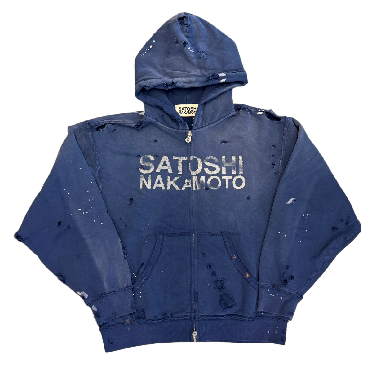 Satoshi Nakamoto 'Blue' Luke Zip-Up