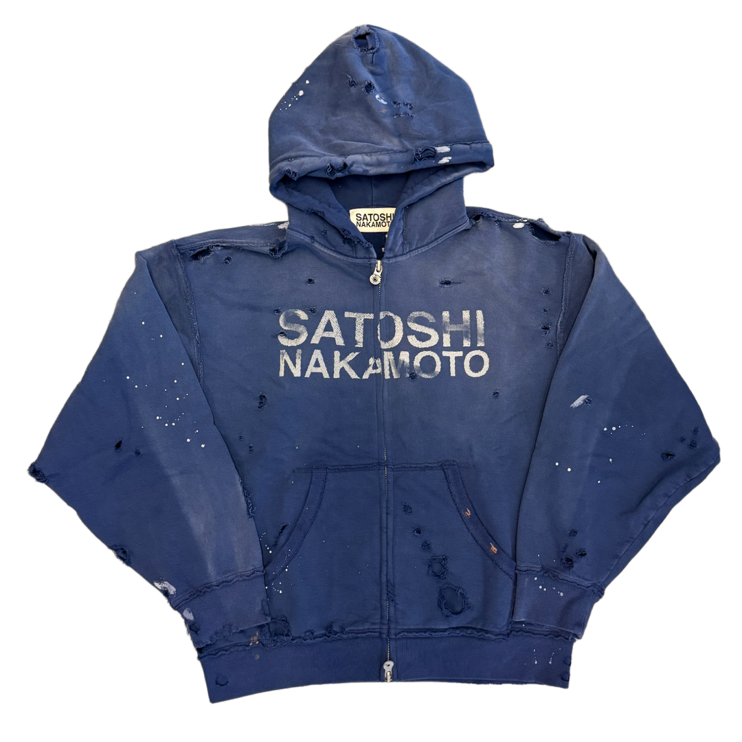 Satoshi Nakamoto 'Blue' Luke Zip-Up
