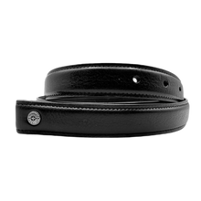 Chrome Hearts '1 Inch' Black Leather Belt Strap