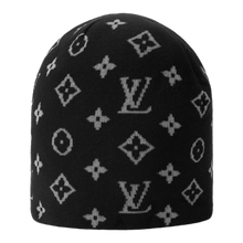 Louis Vuitton 'Reflective Monogram' Black Beanie