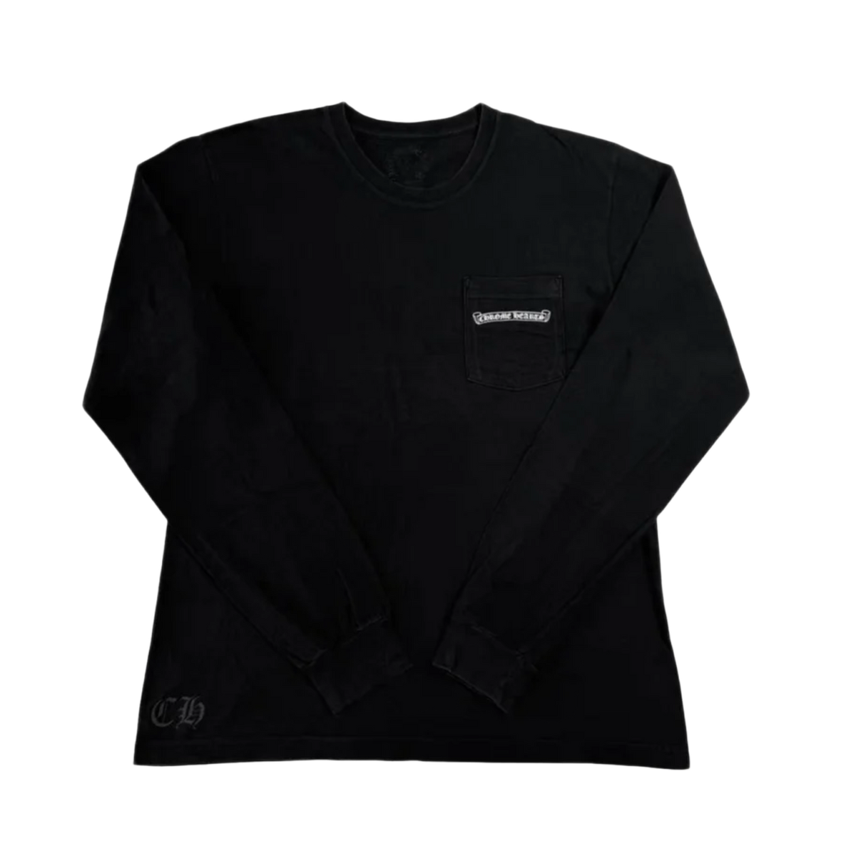 Chrome Hearts 'Black' USA Script Logo Longsleeve 