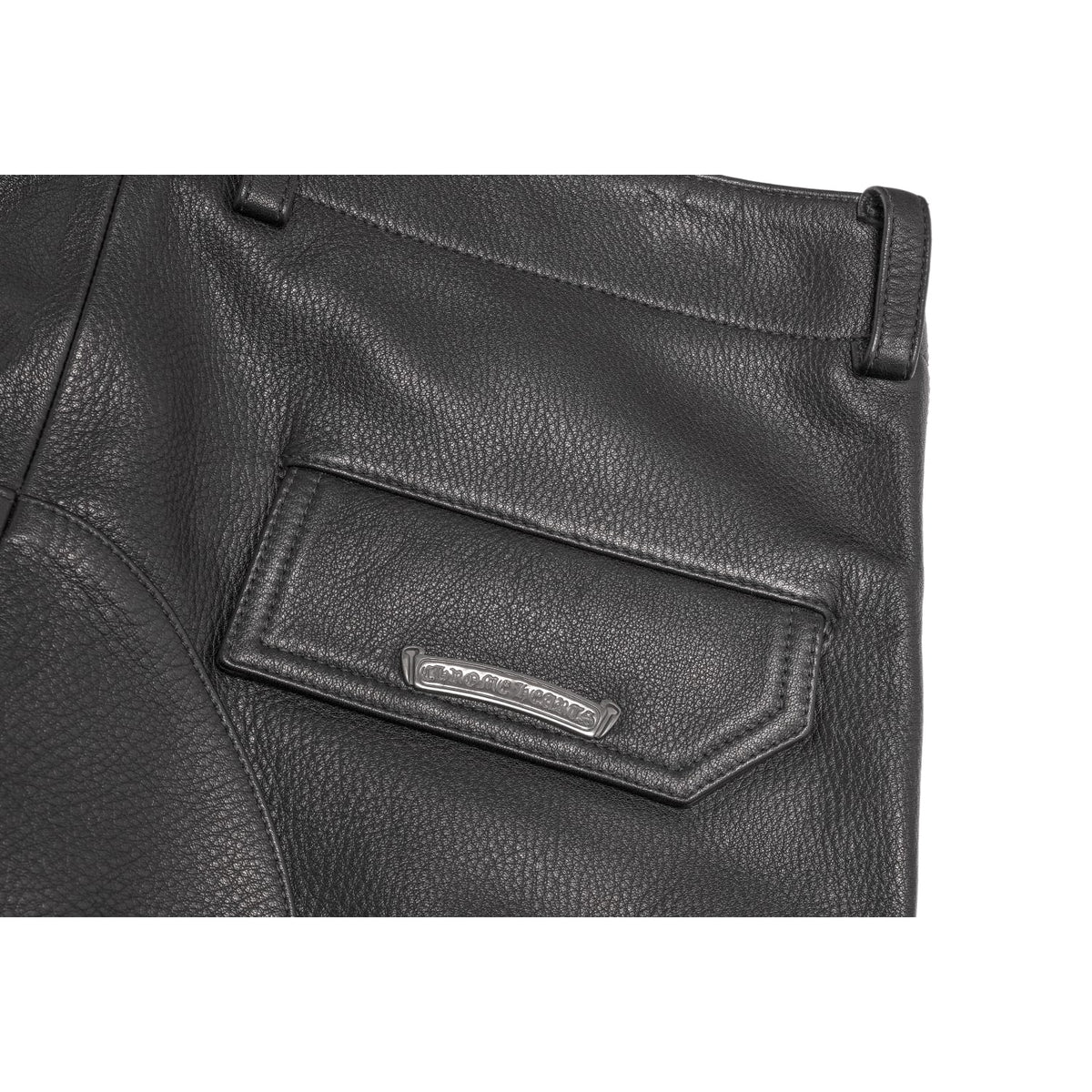 Chrome Hearts 'Devil Dog' Leather Cargo Pants
