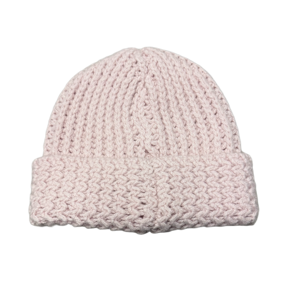 Chanel 'Light Pink/Light Pink' Cashmere Cloche Beanie