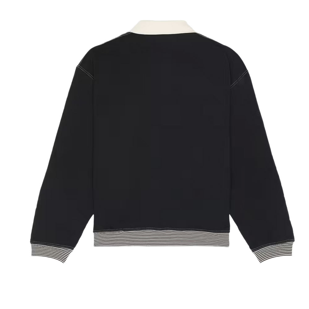 Martine Rose 'Black' Collared Crewneck