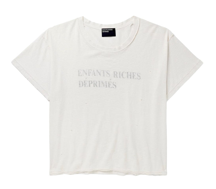 Enfants Riches Déprimés 'Reverse Logo' White Tee