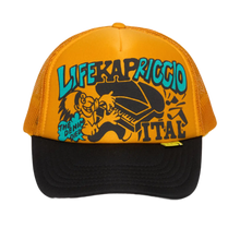 Kapital 'Life Kapriccio' Yellow Black Trucker Hat