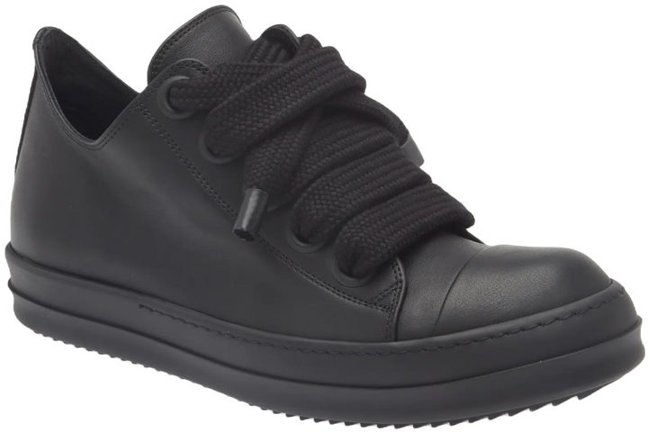 Rick Owens Lido Jumbo Lace Low Black/Black Sneaks