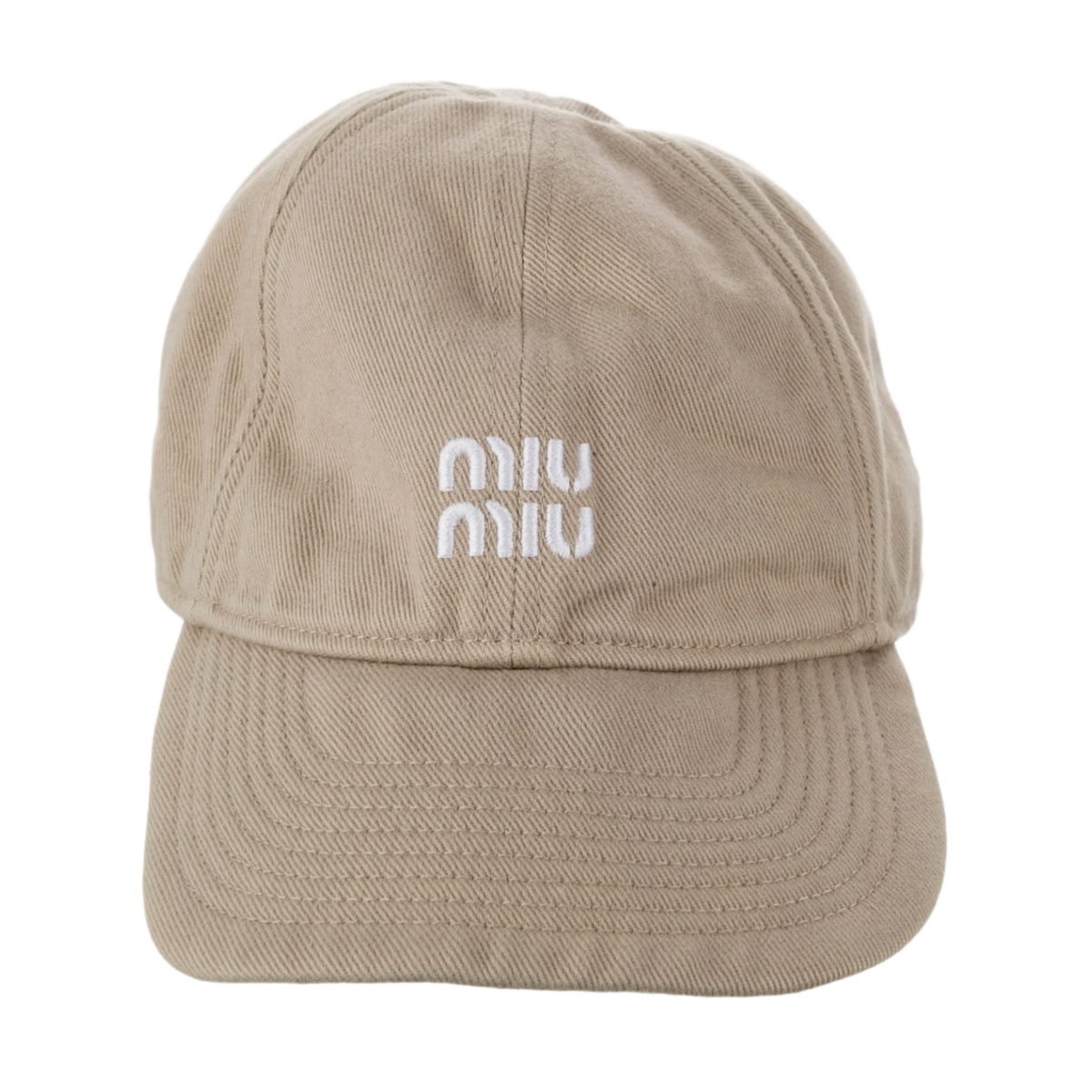 Miu Miu 'Tan' Unstructured Baseball Hat