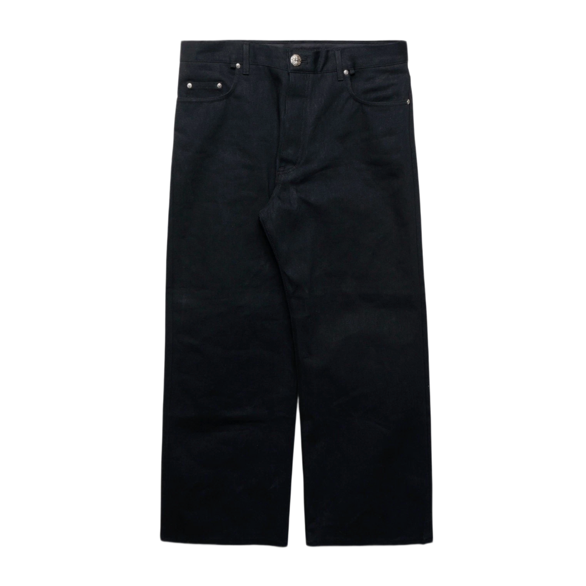 Chrome Hearts 'Black' KS Cut Selvedge Jeans