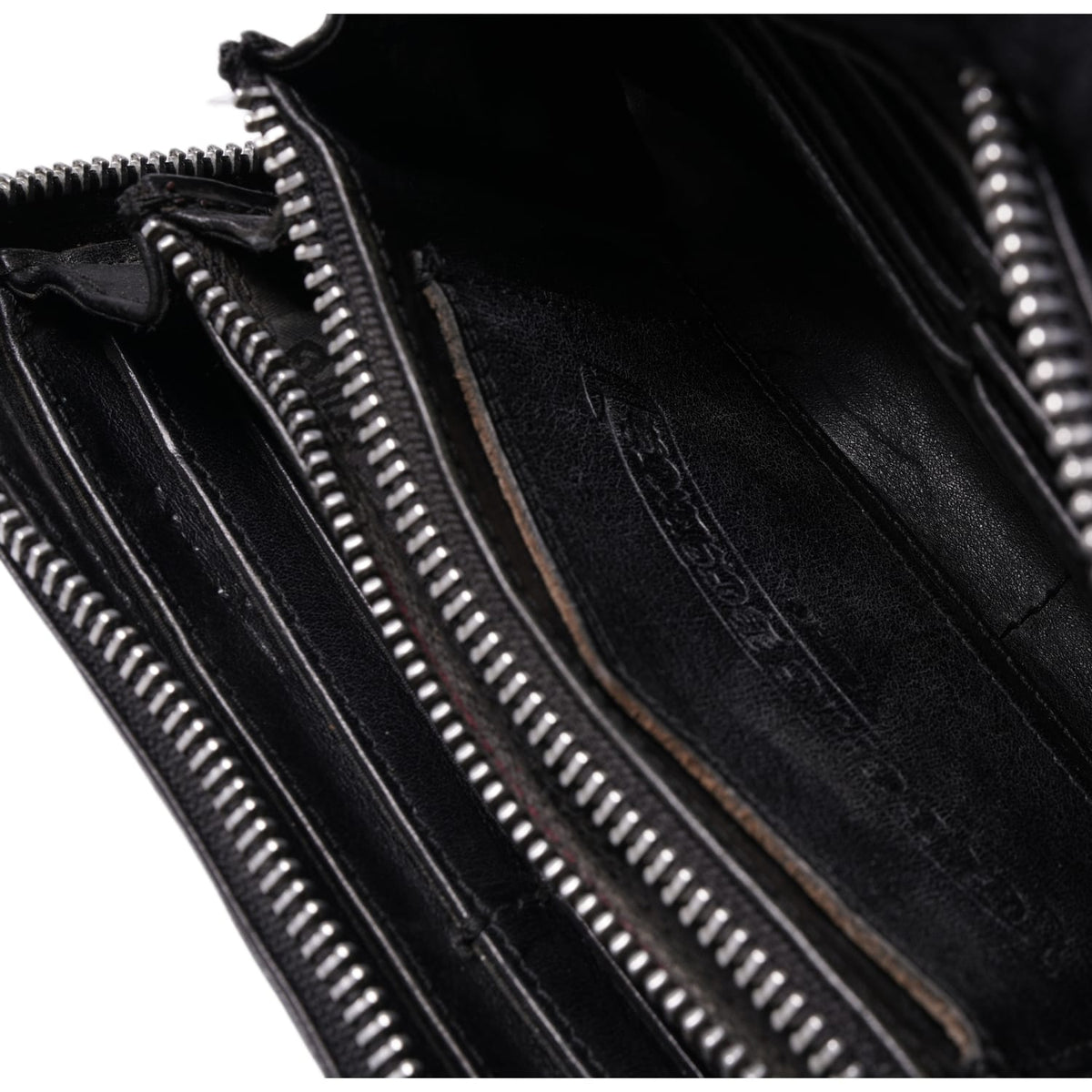 Chrome Hearts 'Black' Triple Cross Leather Wallet