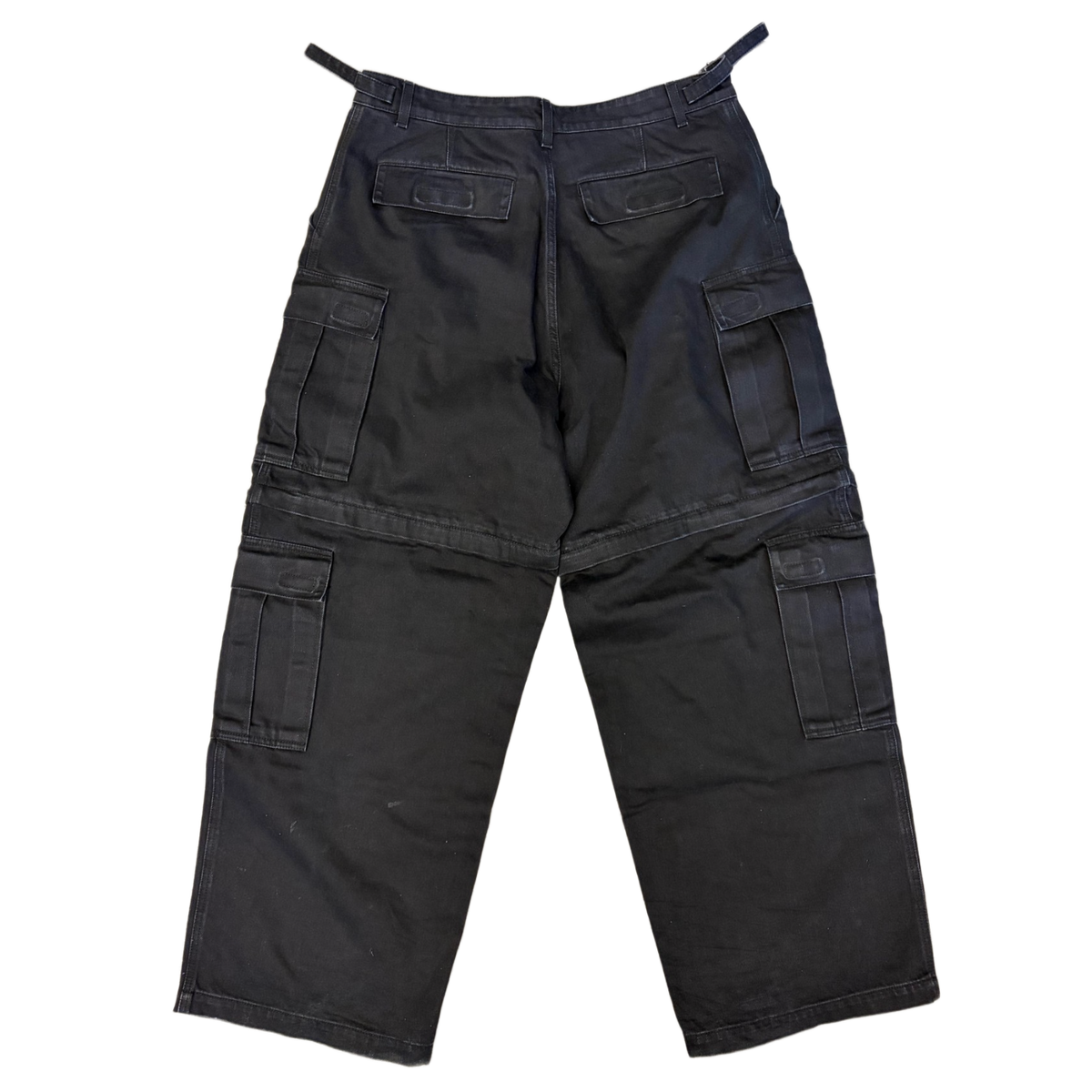 Vetements 'Black' Transformer Cargo Pants