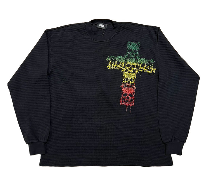 Bossi 'Rasta Skulls' Black Thermal