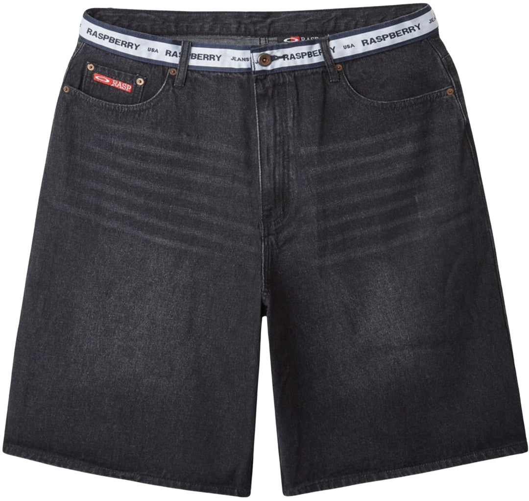 Gold+Vintage Gallery Raspberry Hills Black 'Denim' Jorts