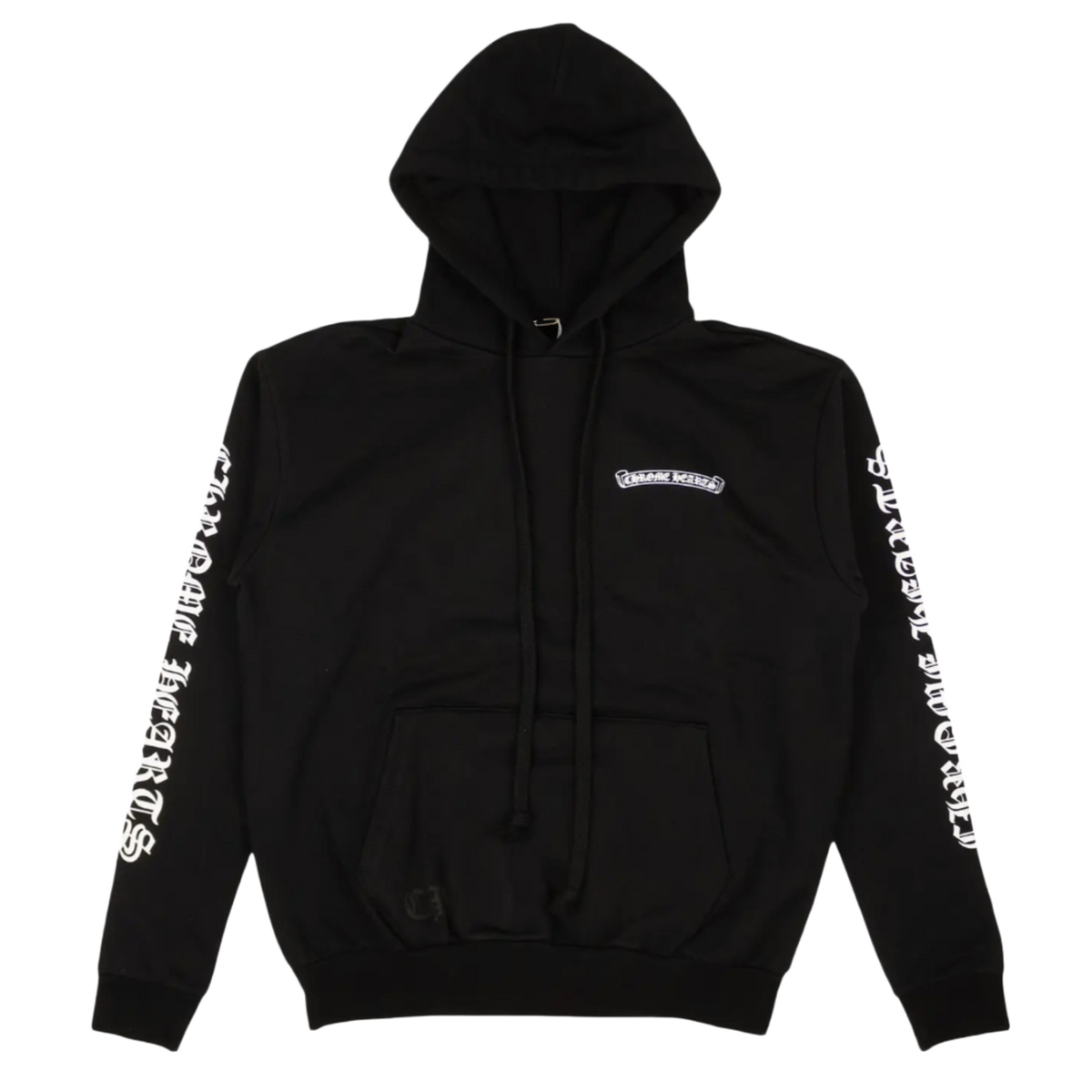 Chrome Hearts 'Scroll Logo' Black Hoodie