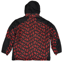 Givenchy 'Reversible Black/Red Refracted' Logo Puffer Coat