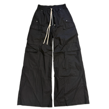 Rick Owens DRKSHDW 'Black' Lightweight Cotton Double Cargo Jumbo Bela Pants