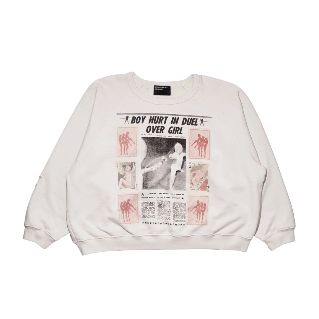 Enfants Riches Déprimés 'Hurt In Duel' Raglan Crewneck