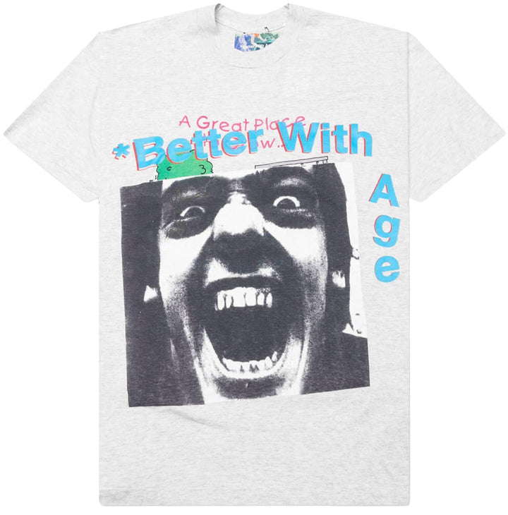 *Better With Age 'Fake Tee' White Tee