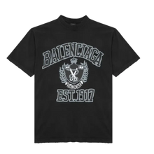 Balenciaga 'Est 1917' Black Tee