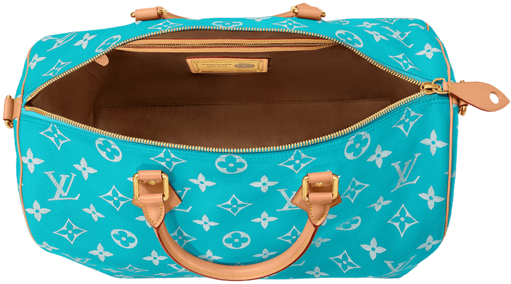 Louis Vuitton 'Turquoise' Speedy P9 Bandouliére 50 Duffle Bag