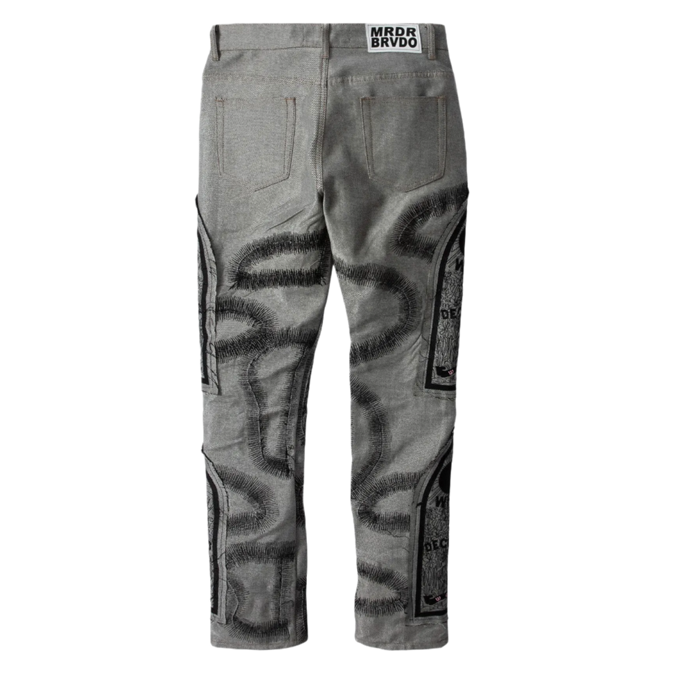 Who Decides War 'Silver' Chrome Fusion Jeans
