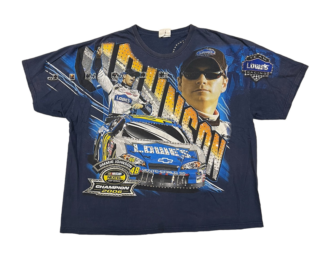 Jimmie Johnson 'Champion' Rhinestone Vintage Tee