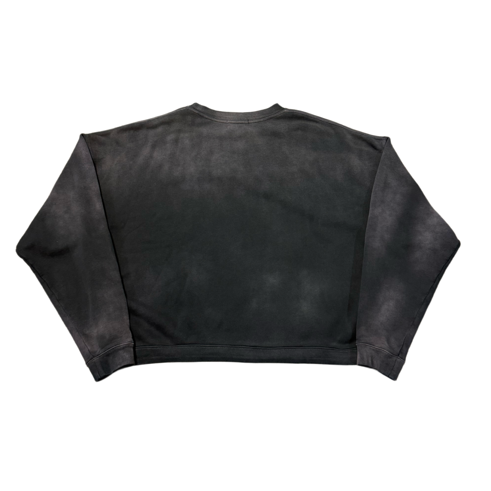Enfants Richés Déprimés 'Washed Black' Logo Crewneck Sweater