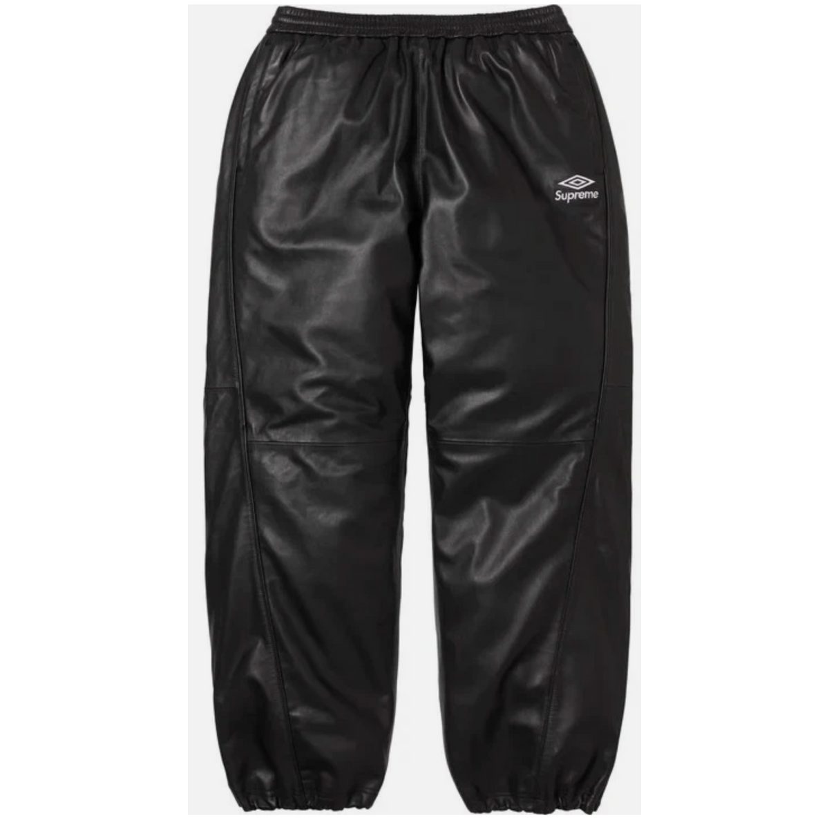 Supreme Umbro 'Black' Leather Track Pants