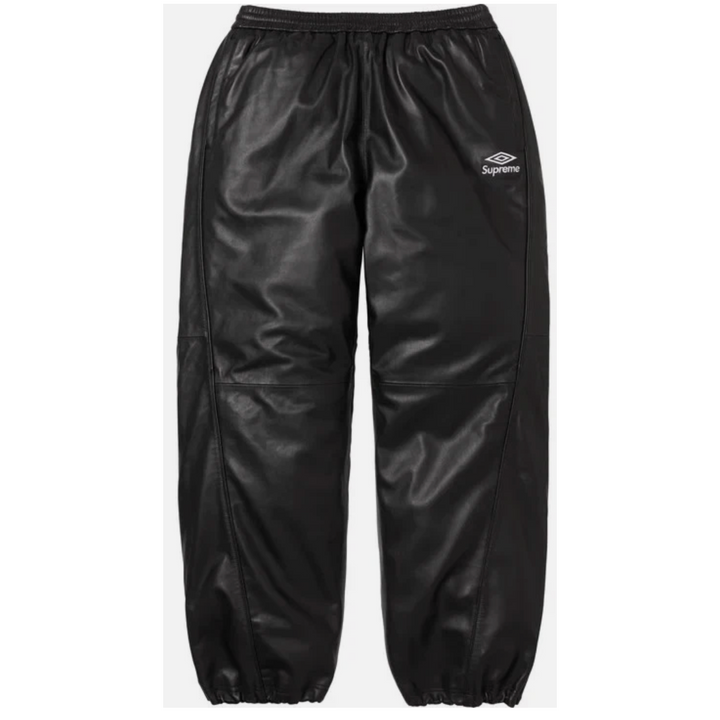 Supreme Umbro 'Black' Leather Track Pants