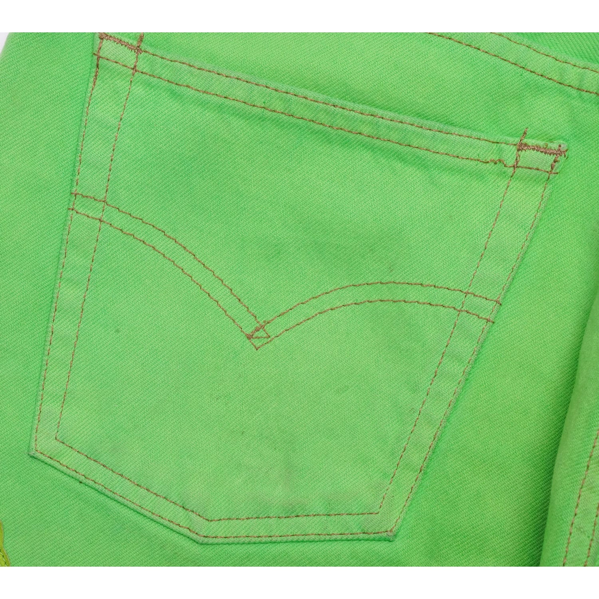 Chrome Hearts 'Green' 29 Patch Jeans
