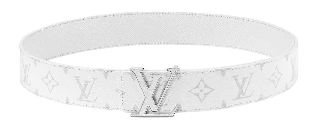Louis Vuitton 'Soft Grey' Monogram Belt
