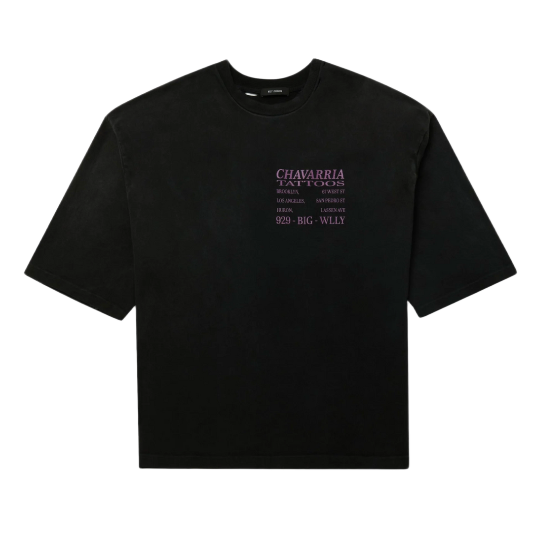 Willy Chavarria 'Black' Willy Tattoo Tee