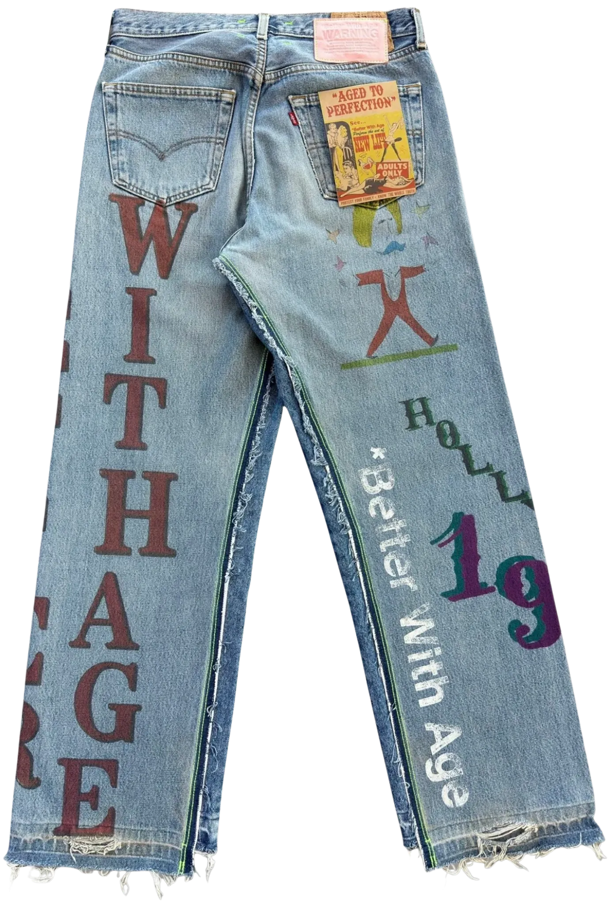 *Better With Age 'Harrison' Double Wide Denim Jeans