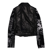Chrome Hearts Women's 'Las Vegas Exclusive' Leather Black Biker Jacket