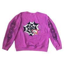 Chrome Hearts Matty Boy 'Purple' Spider Web Crewneck
