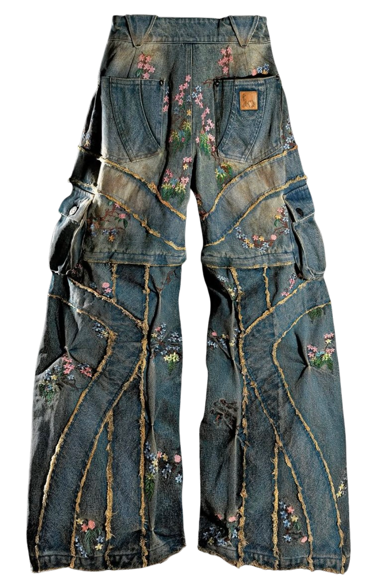 Badson 'Overgrowth' Countryside Convertible Jeans