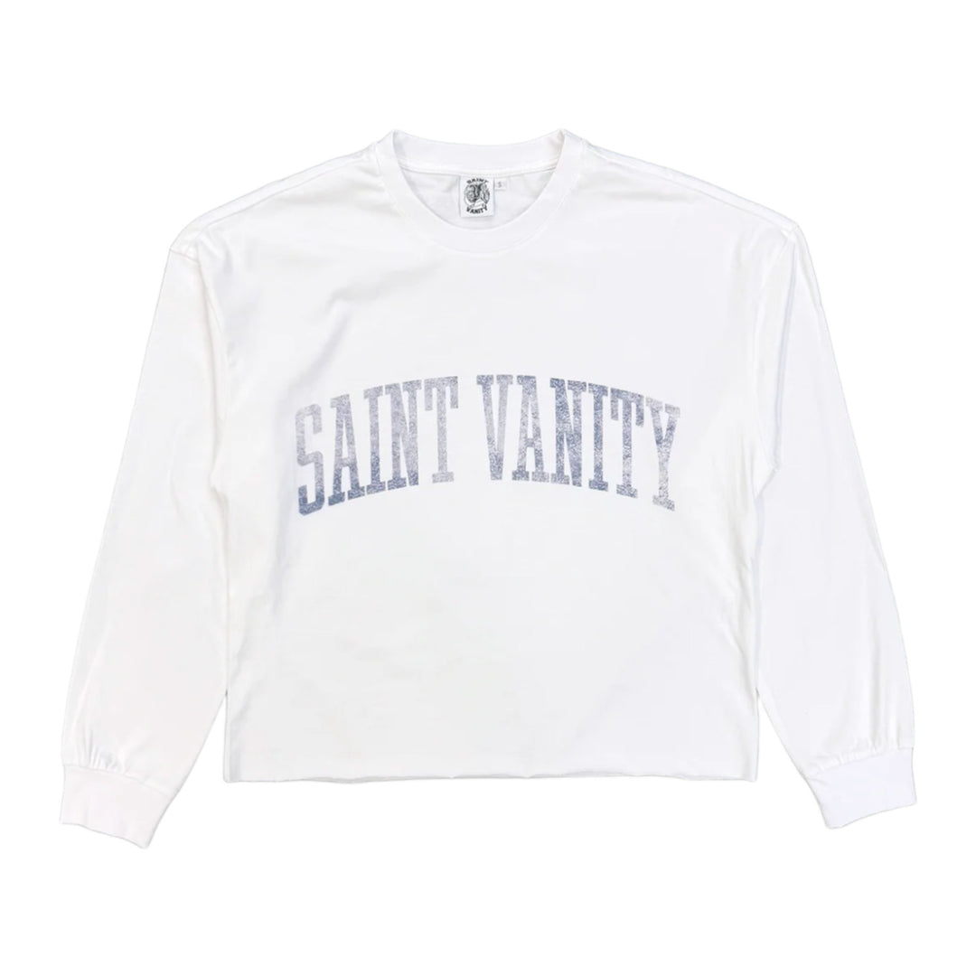 Saint Vanity 'White/Blue Logo' Longsleeve Tee