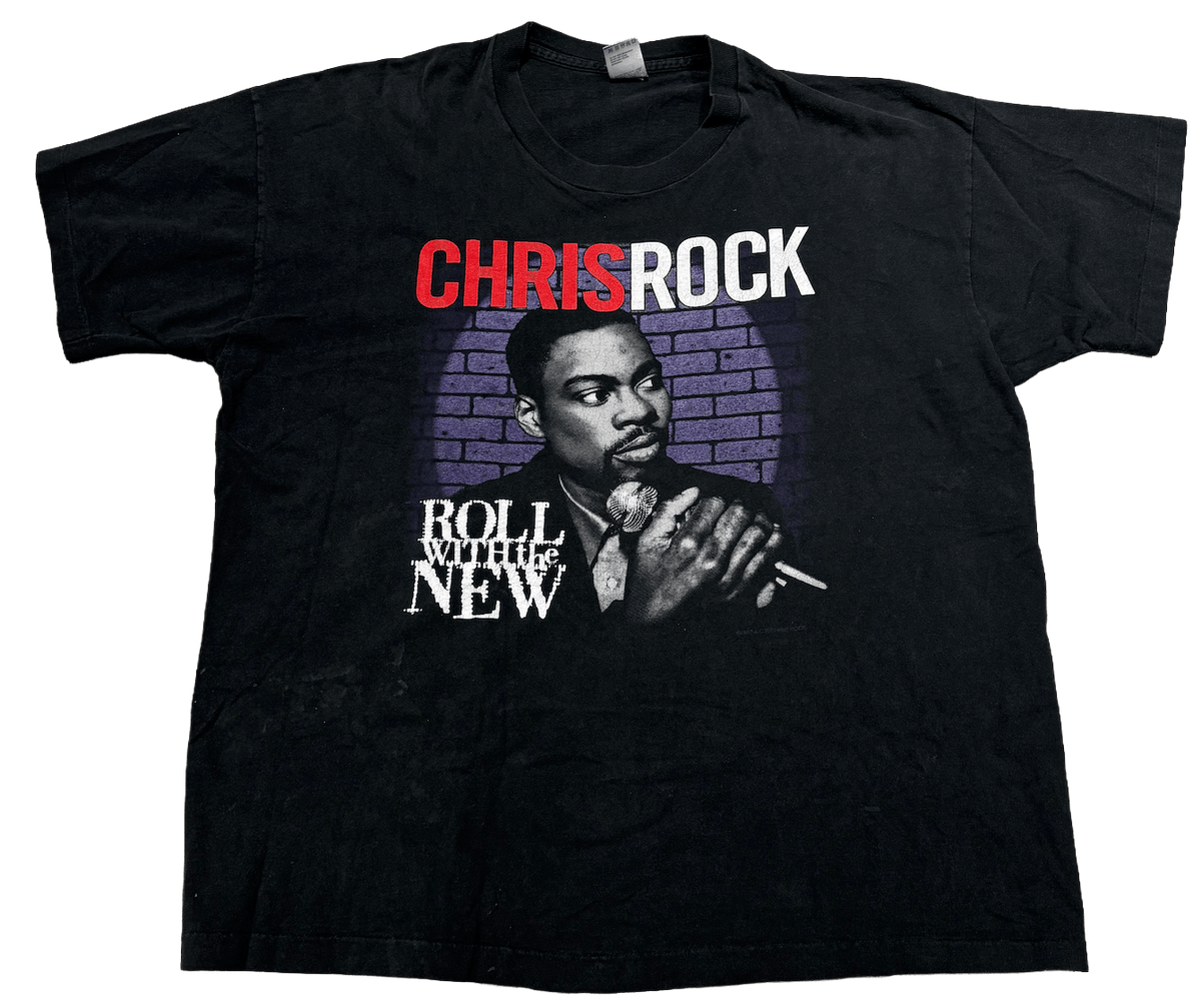 Earthling VIP 'Chris Rock Tour' Vintage Black Tee