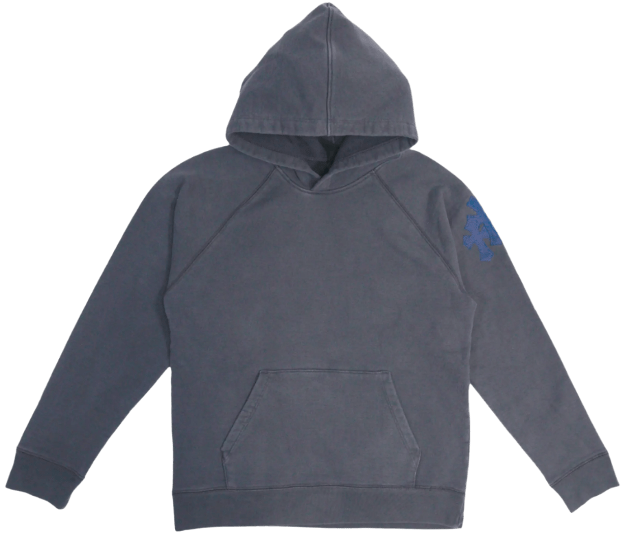 Chrome Hearts 'Paper Jam Triple Cross Patch' Navy Hoodie