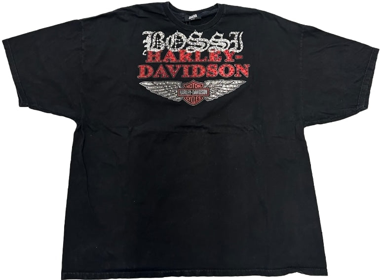 Bossi 'Red Wings SD' Rhinestone Vintage Tee