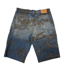 Bossi 'Brown Fade' Studded Denim Shorts