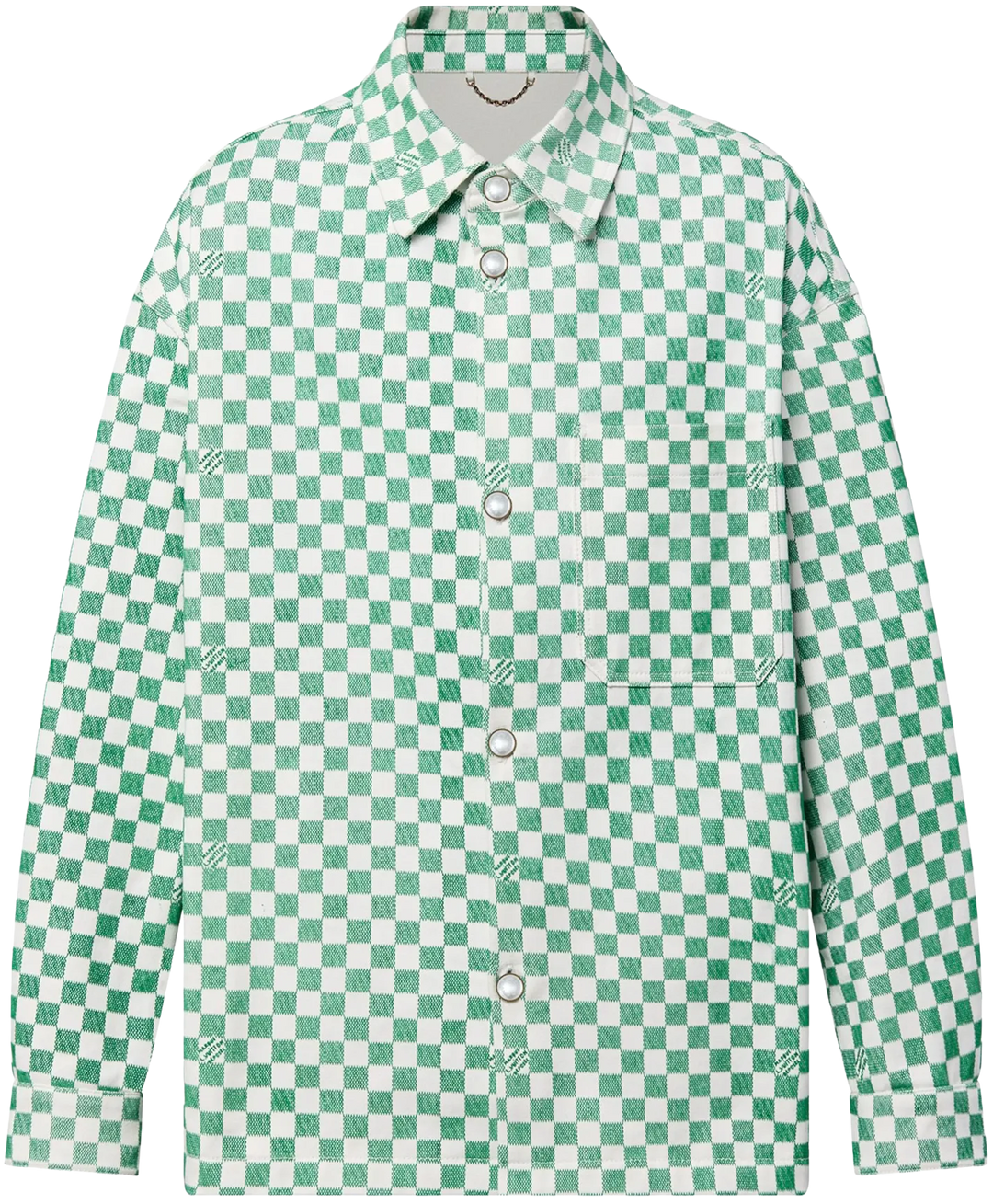 Louis Vuitton 'Green' Damier Overshirt