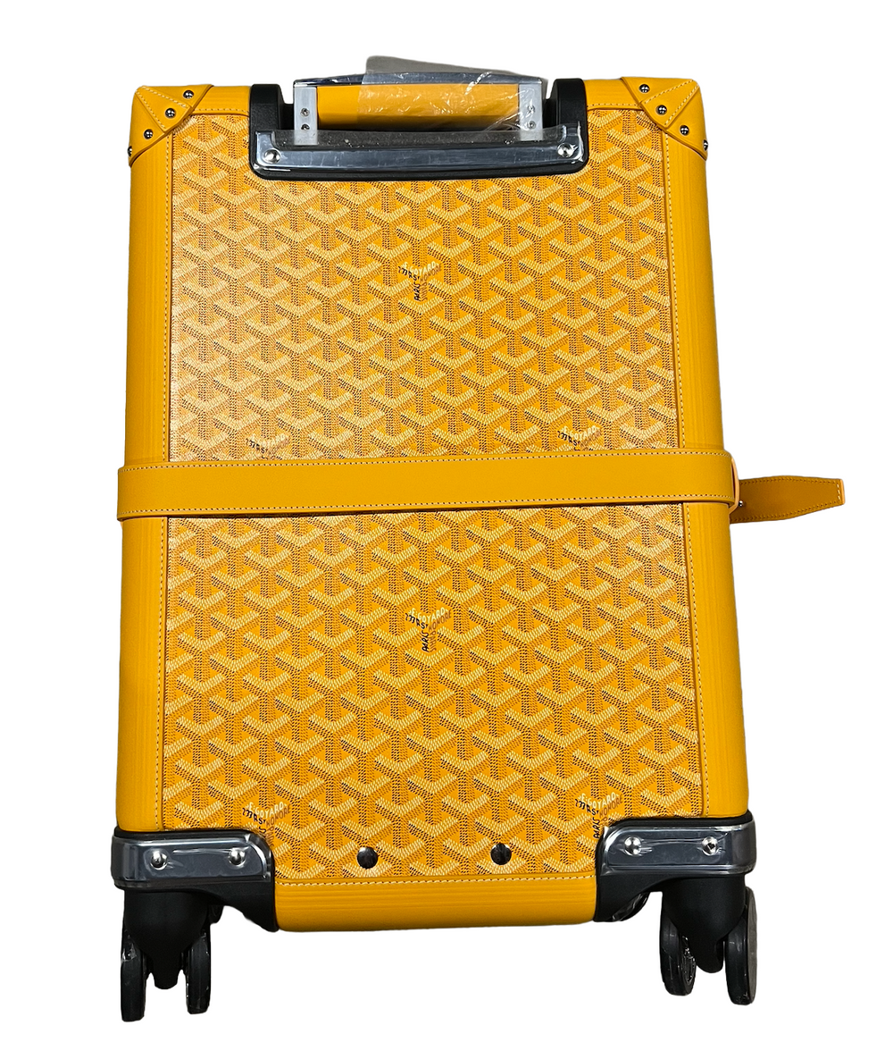 Goyard 'Yellow' Bourget PM Trolley Roller