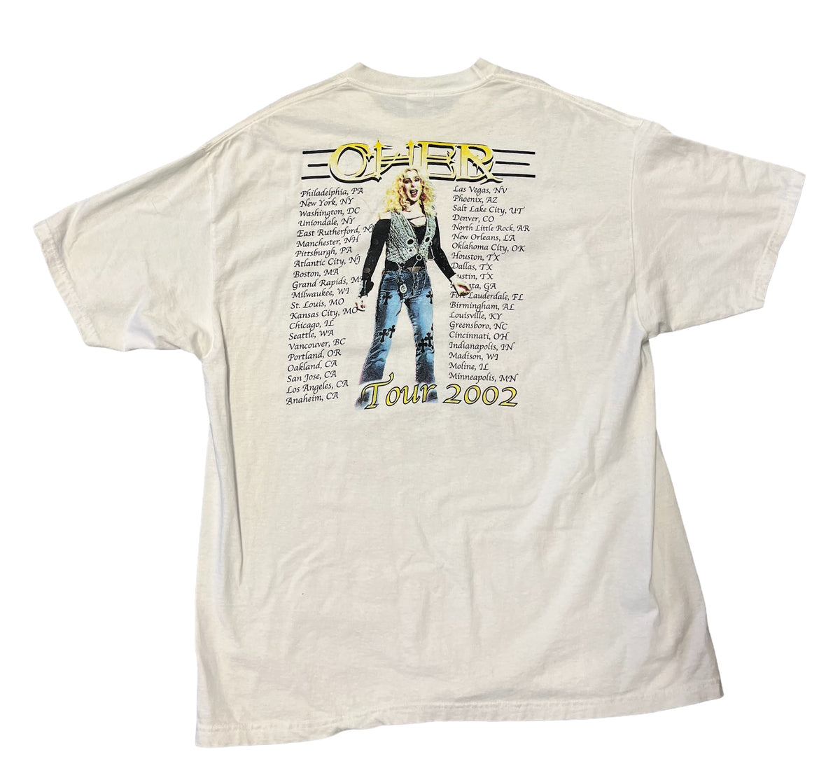 Cher '2002 Tour' Vintage Tee