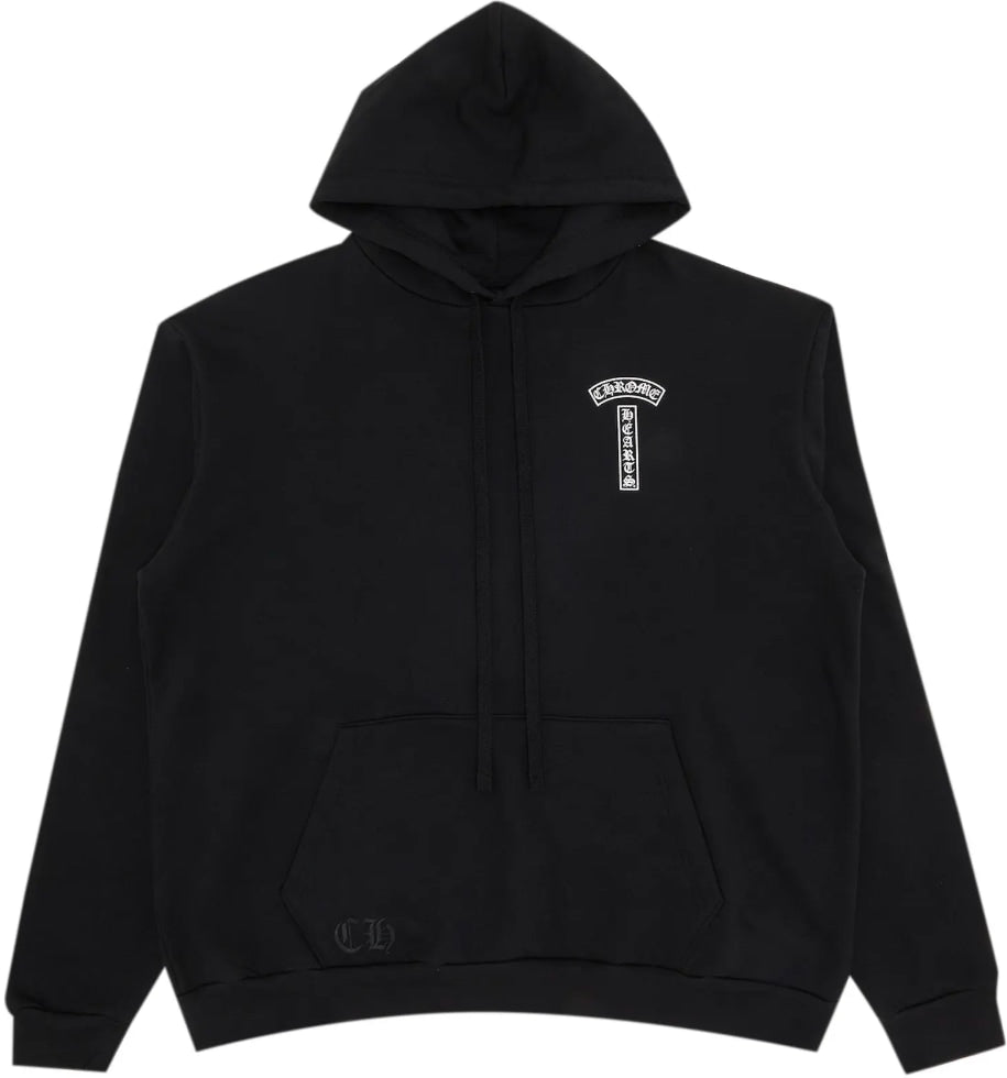 Chrome Hearts 'T Bar' Logo F*ck You Black Hoodie