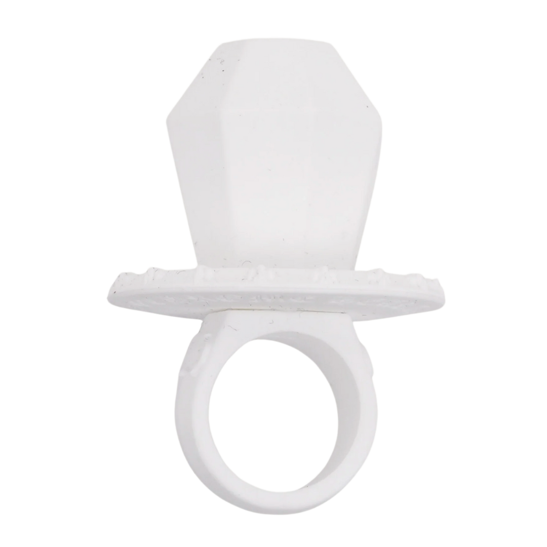 Chrome Hearts 'White' Silichrome Ring Pop