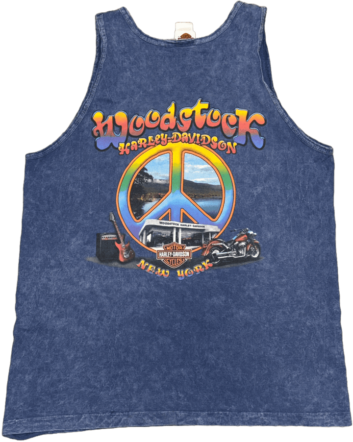 Harley Davidson 'Woodstock NY' Vintage Tank Tee