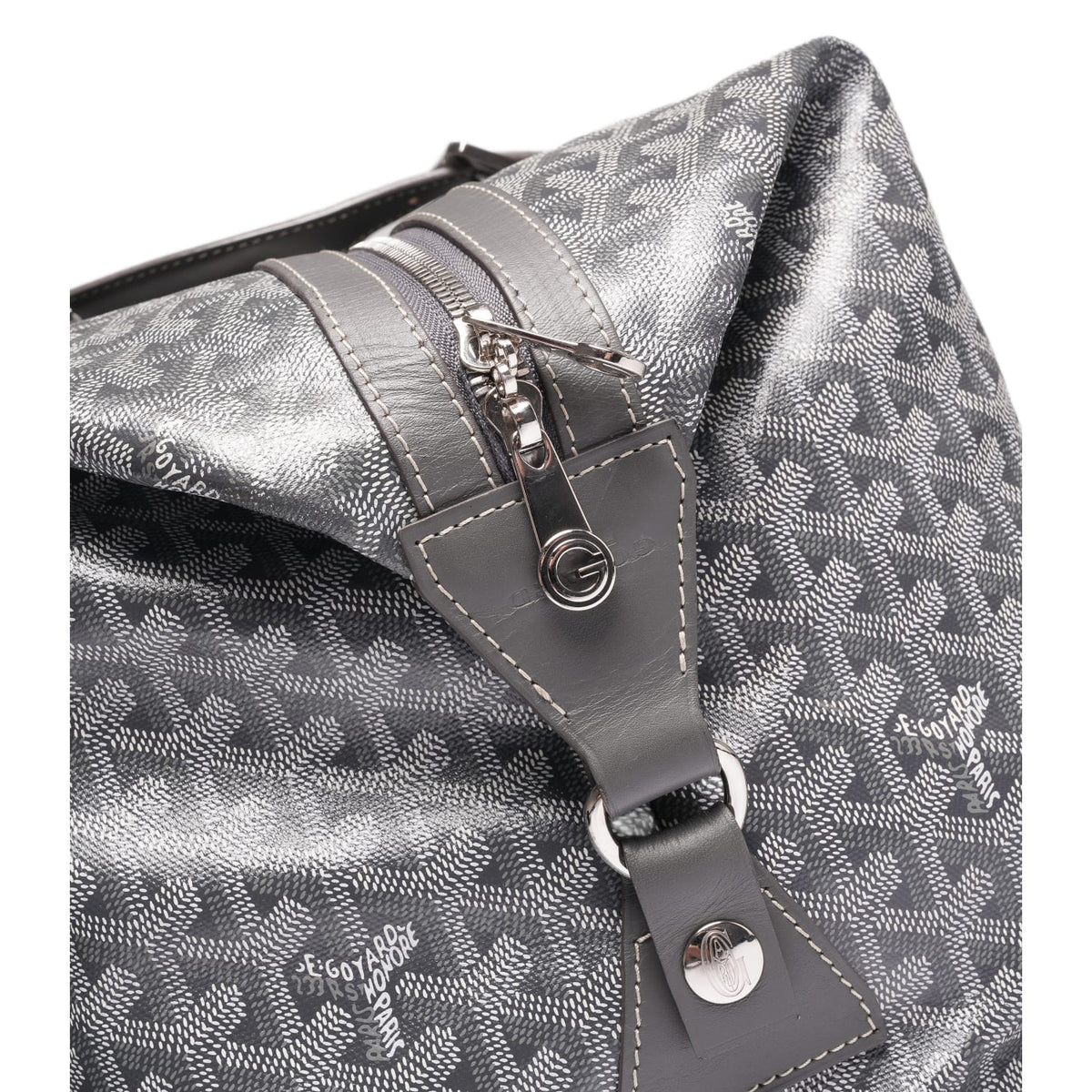 Goyard Boeing 45 Grey Duffle Bag