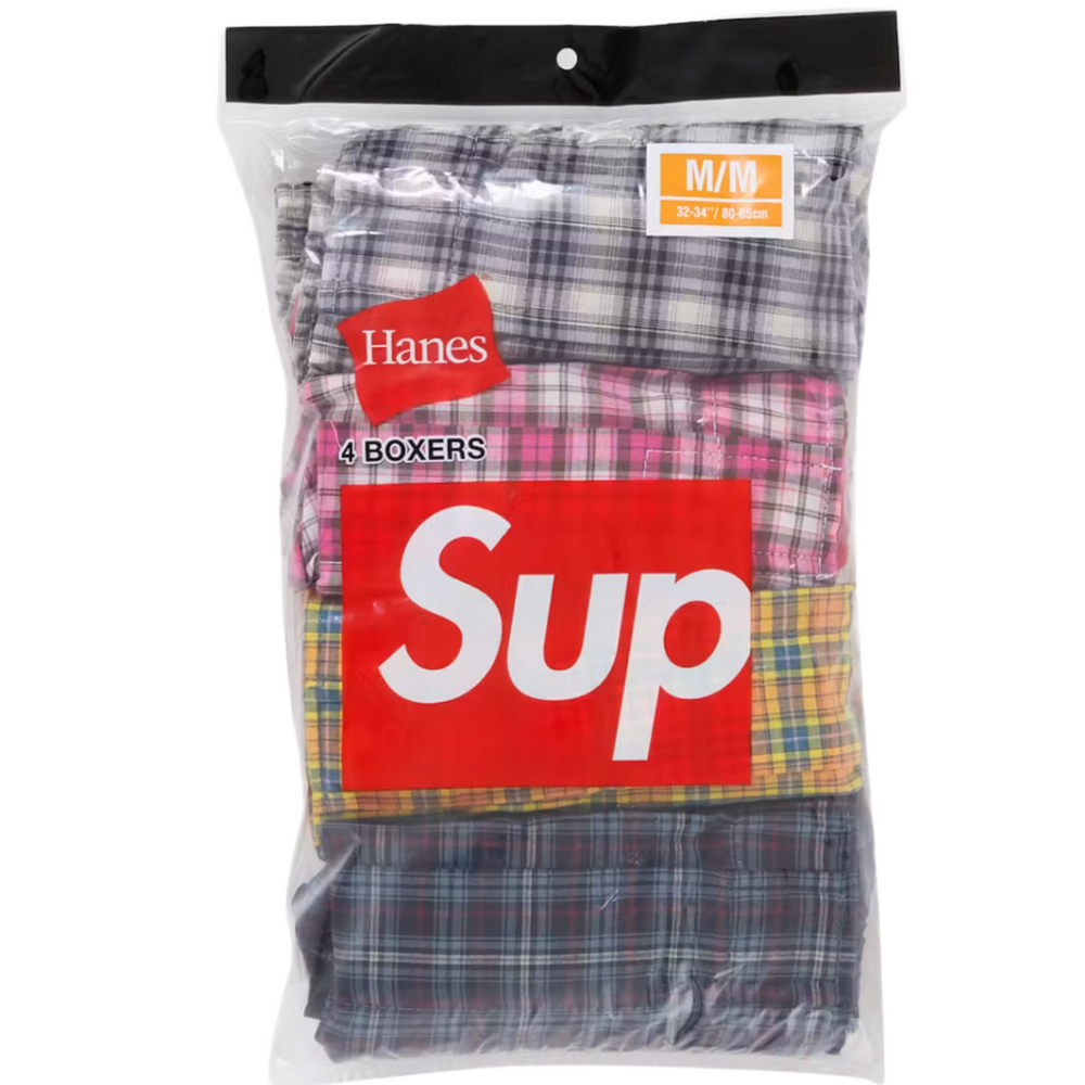 Supreme 'Multicolor' Hanes 4 Pack Boxers