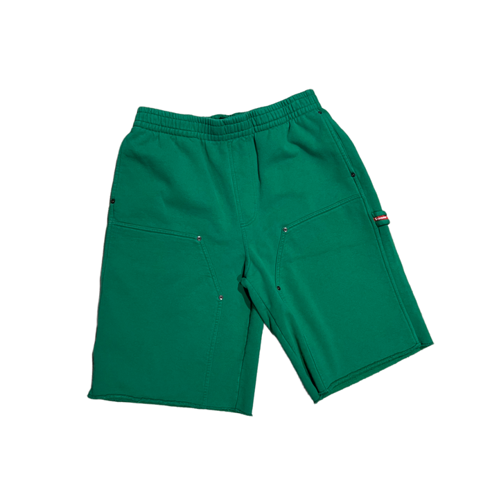 Supreme 'Green' Carpenter Sweat Shorts 